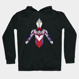 Ultraman Tiga (Multi-Type) Low Poly Art Hoodie